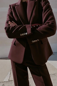 VESTE AJUSTÉE ÉPAULETTES