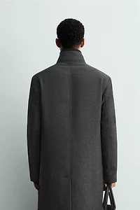 MANTEAU À COL AMOVIBLE