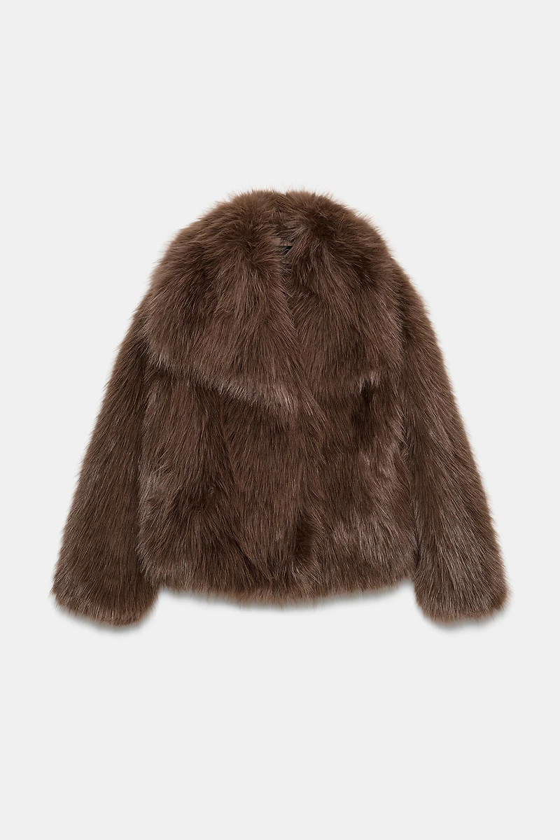 ZW COLLECTION FAUX FUR JACKET