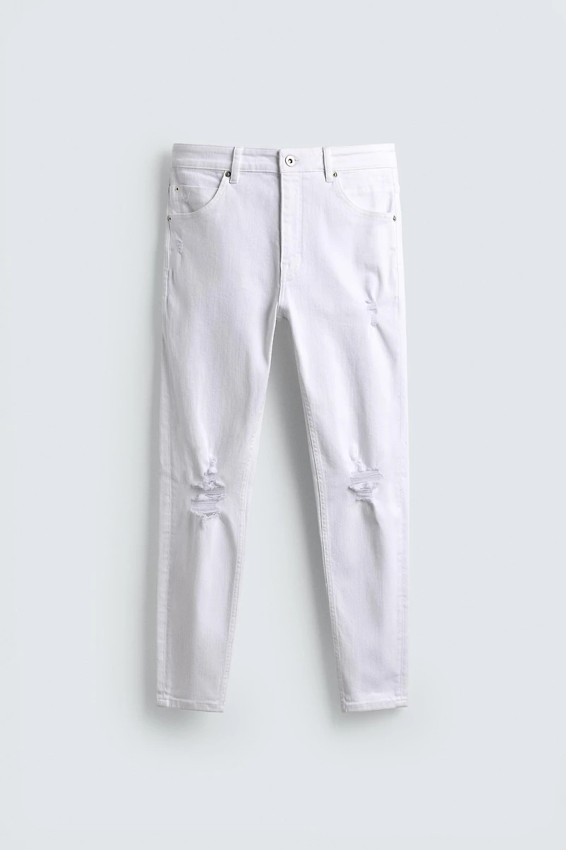 JEAN SKINNY FIT DÉCHIRÉ