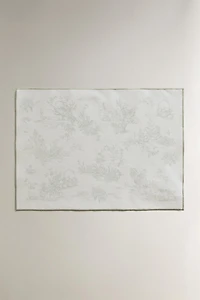 TOILE RESIN-COATED PLACEMAT
