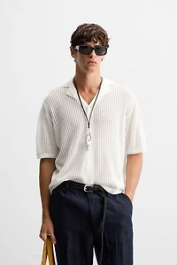 LACE KNIT SHIRT