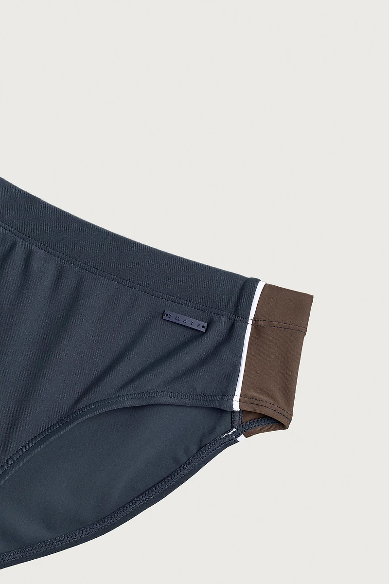 SLIP DE BAIN COULEUR BLOCK