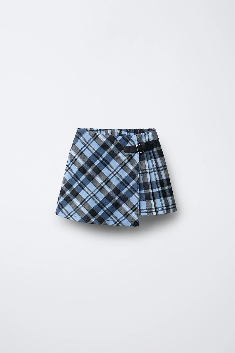 JUPE-SHORT À CARREAUX