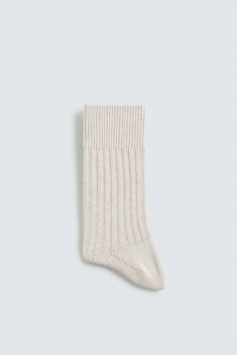 RIBBED SHORT SOCKS