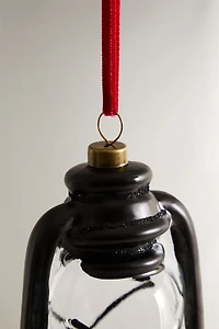 BLACK LIGHT LANTERN CHRISTMAS ORNAMENT