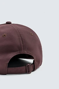 EMBROIDERED FLAT VISOR CAP