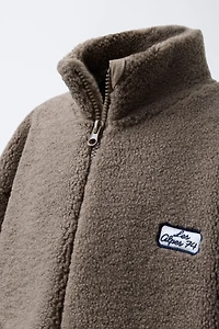 EMBROIDERED FLEECE JACKET