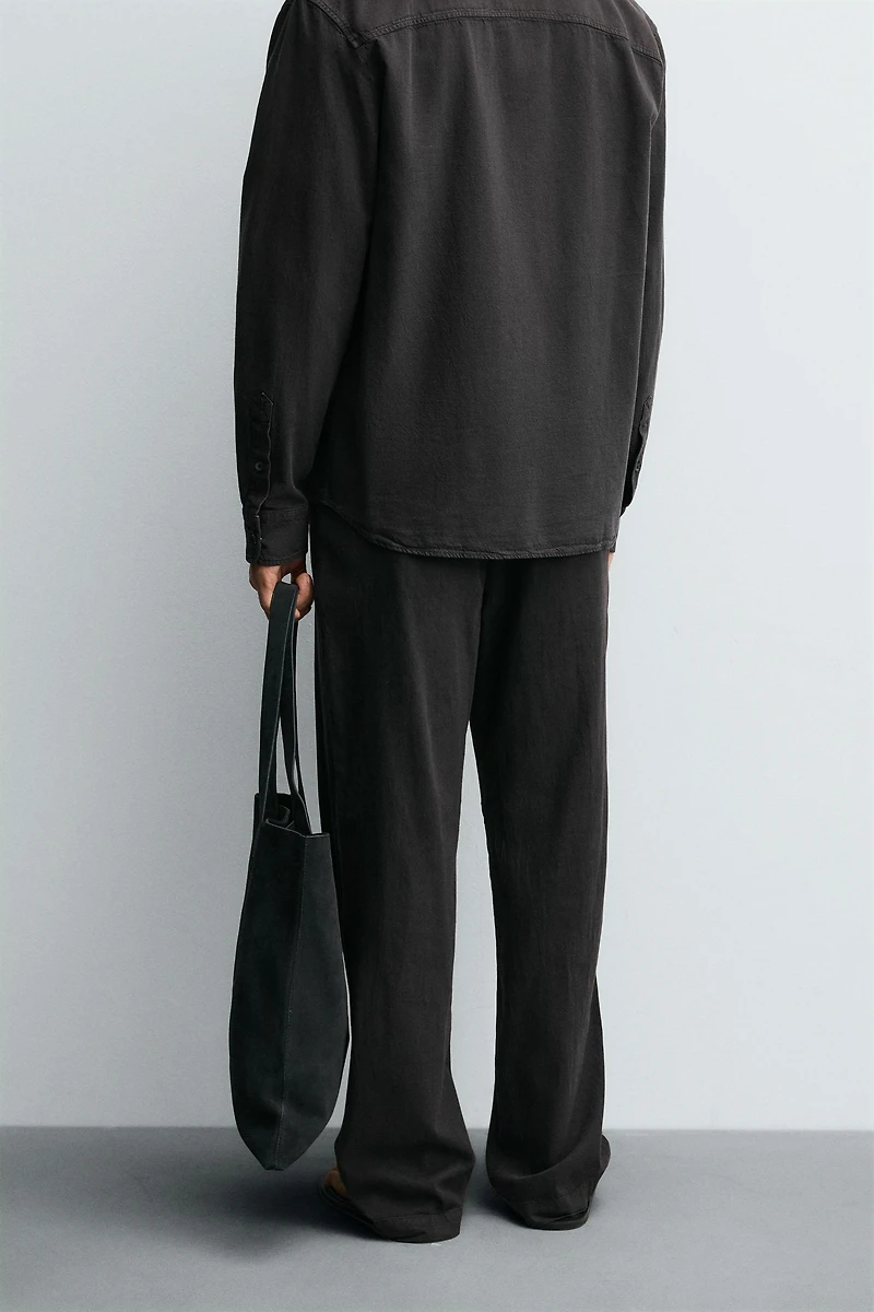 FLOWY COTTON - LINEN PANTS