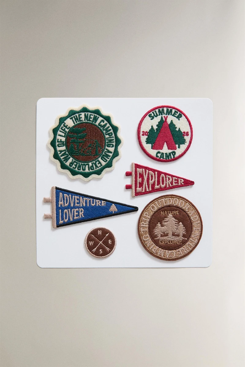 CAMPING PATCH SET (SET OF 6)