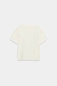 T-SHIRT MANCHES COURTES EN COTON ÉPAIS