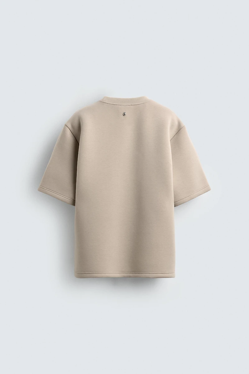 SWEAT EFFET NÉOPRÈNE CLOU