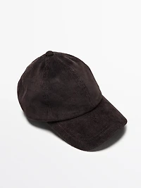 Corduroy cap