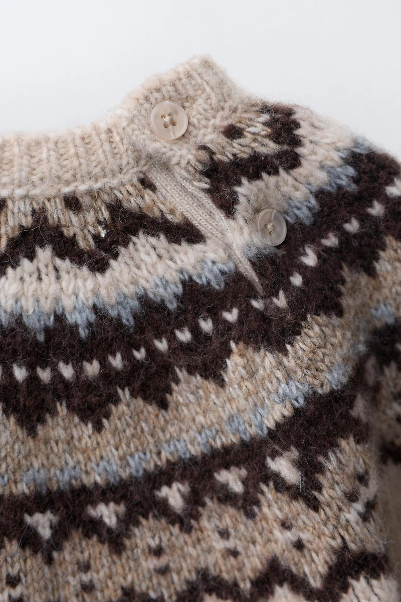 JACQUARD KNIT JUMPER