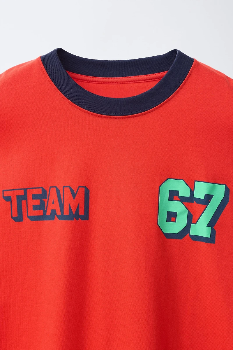 TEAM SIX SEVEN PRINTED T-SHIRT