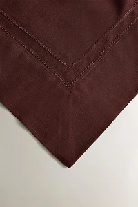 HEMSTITCHED COTTON TABLECLOTH