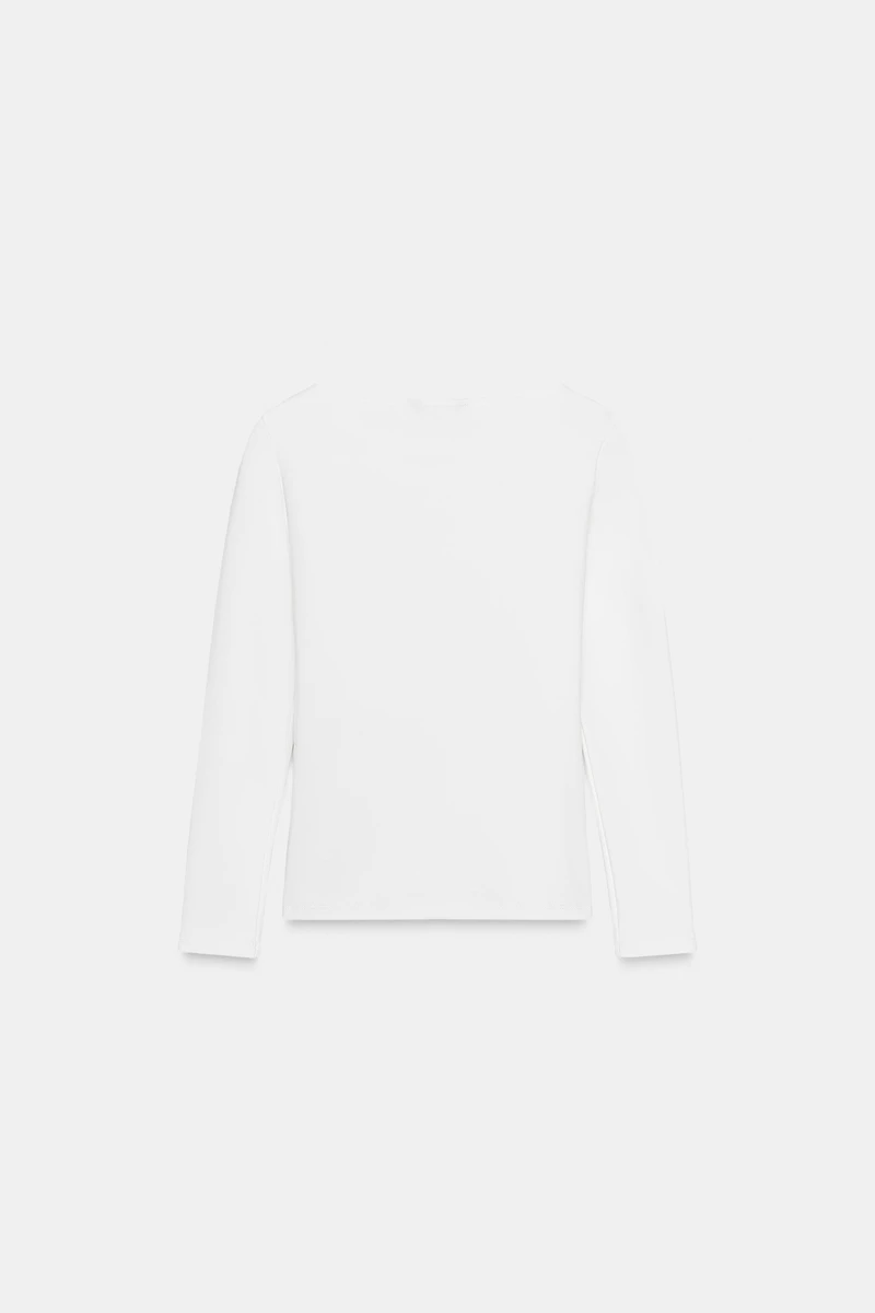T-SHIRT FLEUR VOLUME