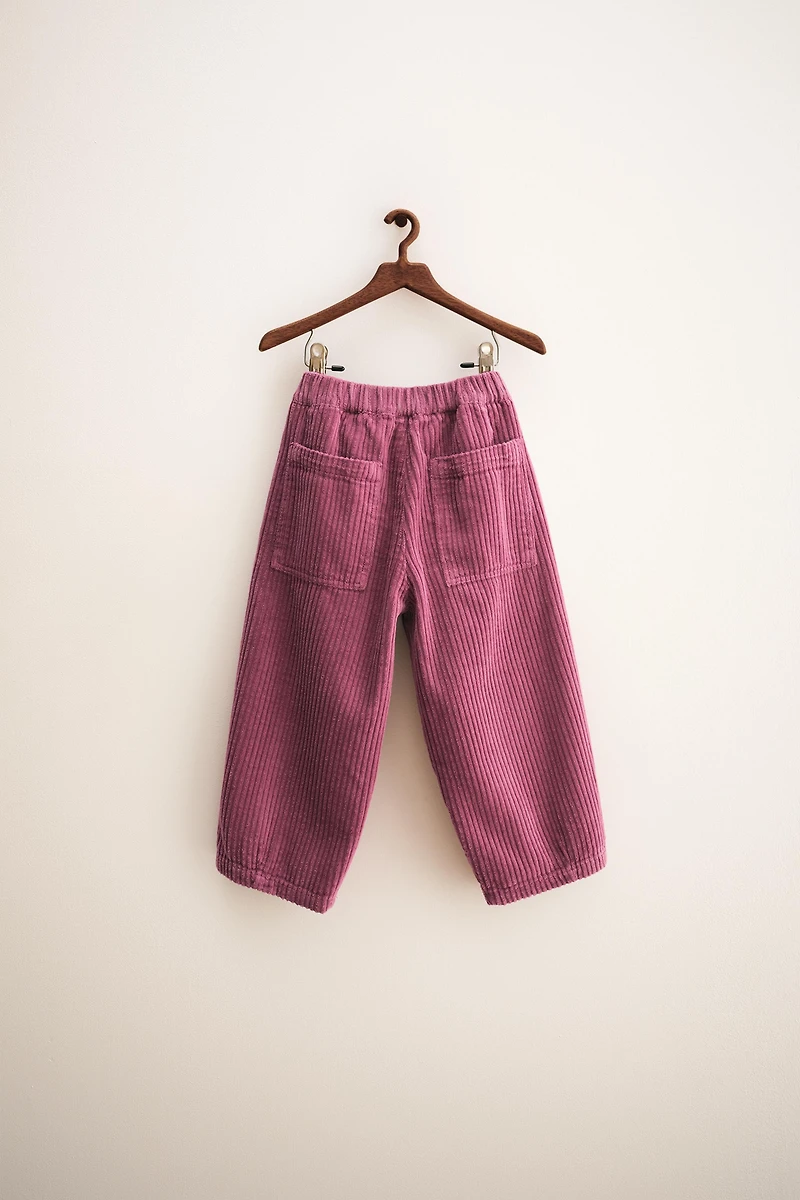 ZARA TIMELESS - CORDUROY BALLOON PANTS