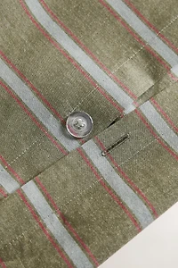 STRIPED COTTON DUVET COVER