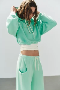 NEON WIDE-LEG TROUSERS