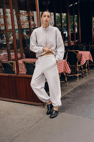 COTTON-BLEND JOGGERS