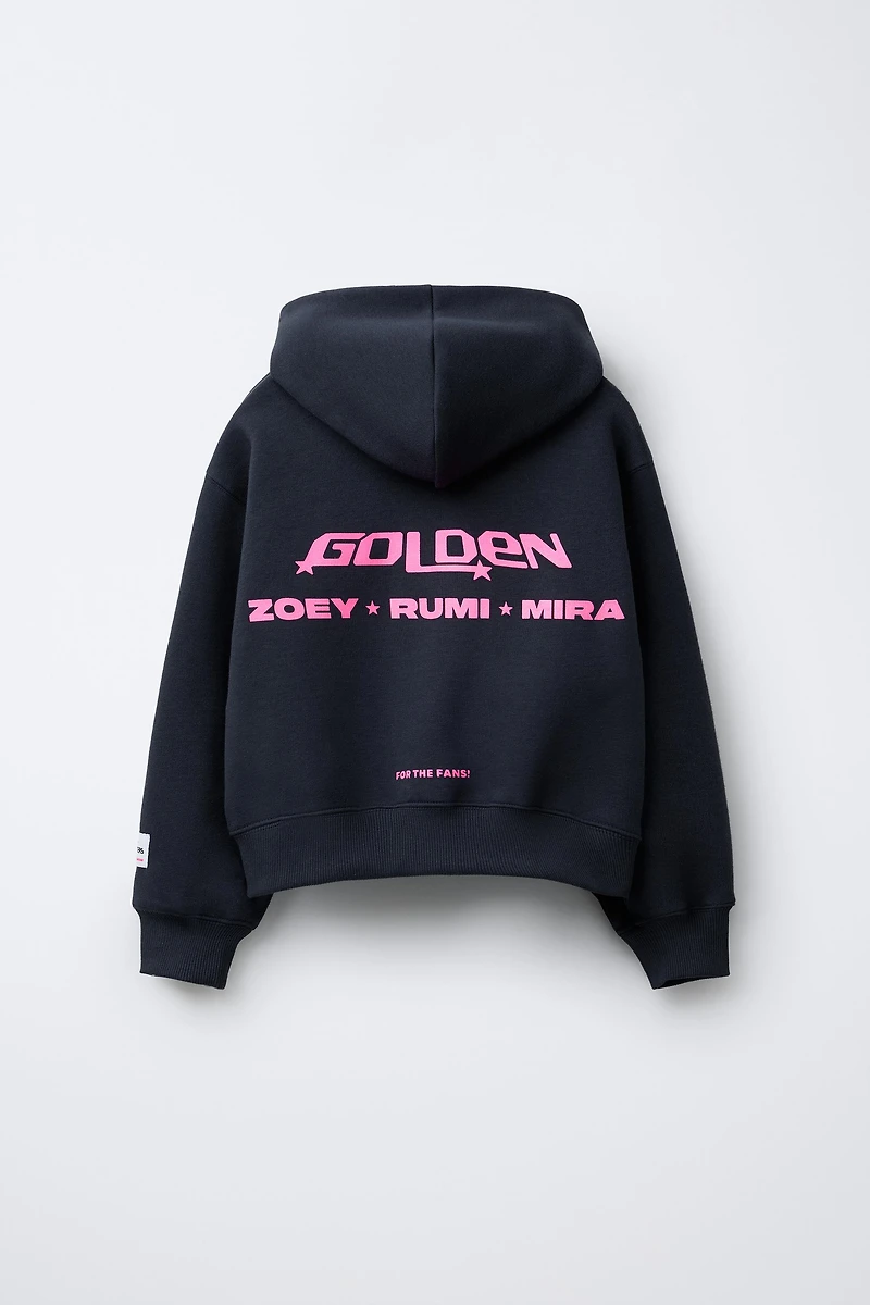 SWEAT À CAPUCHE IMPRIMÉ KPOP DEMON HUNTERS™ NETFLIX ©
