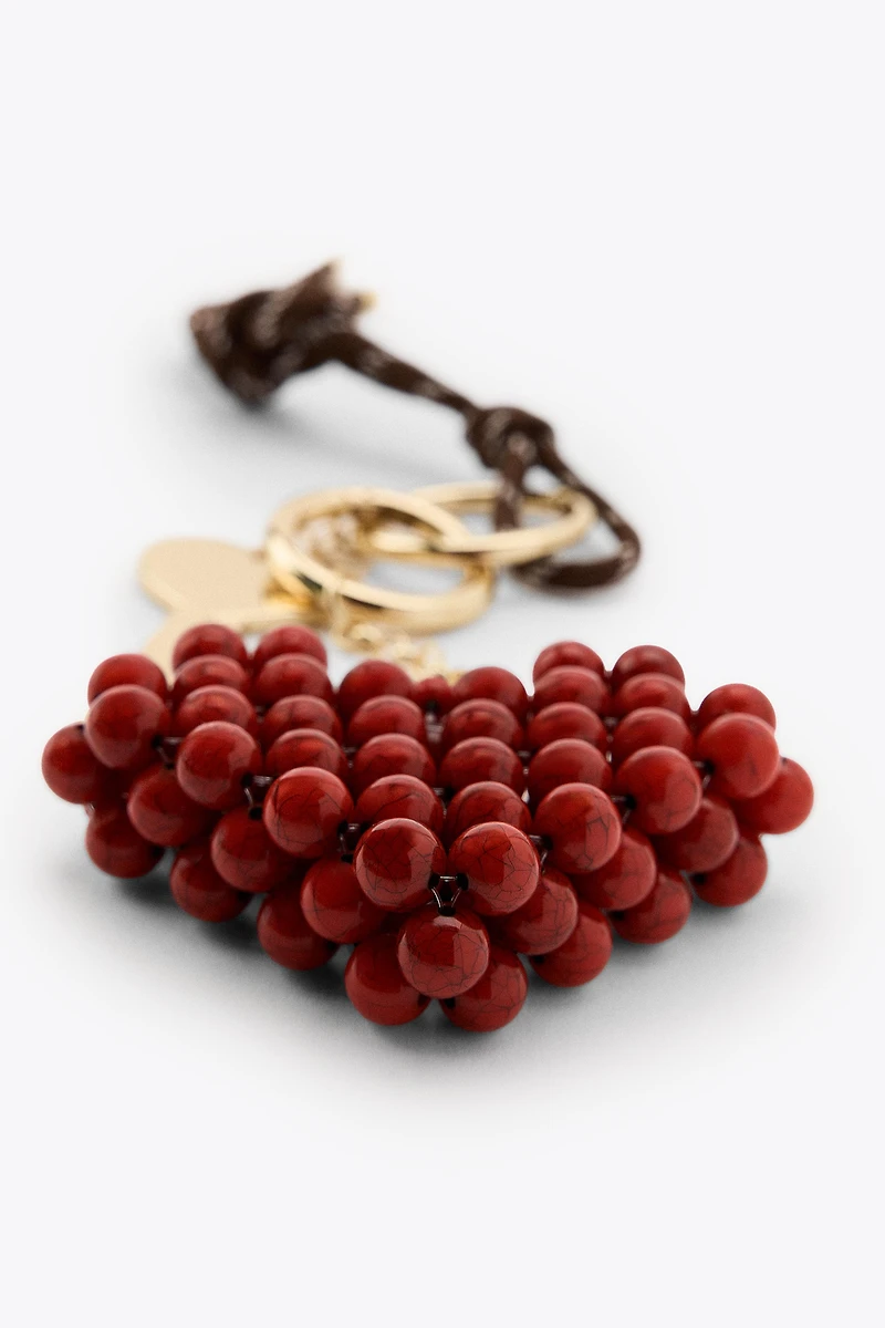 HEART MULTI-CHARM KEYCHAIN