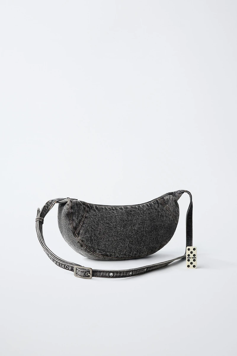 DENIM CROSSBODY BAG