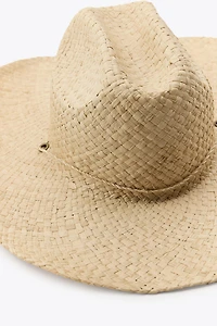 WOVEN COWBOY HAT