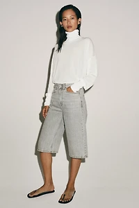 SHORT EN JEAN TAILLE NORMALE ZW COLLECTION