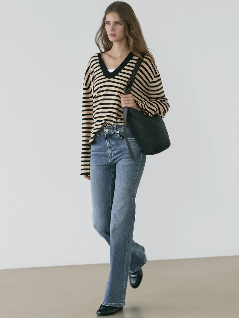 Skinny flare fit jeans