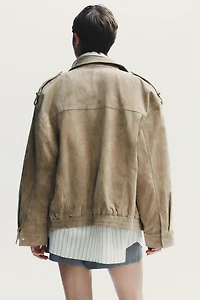 VESTE EN DAIM