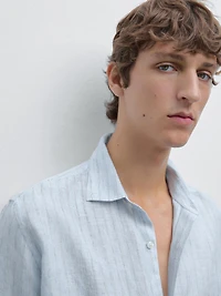 Regular fit striped shirt