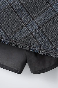 JUPE-SHORT PARÉO À CARREAUX