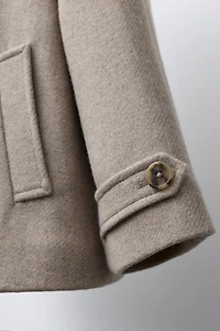 HOODED DUFFEL COAT WITH WOOL MANTECO ®