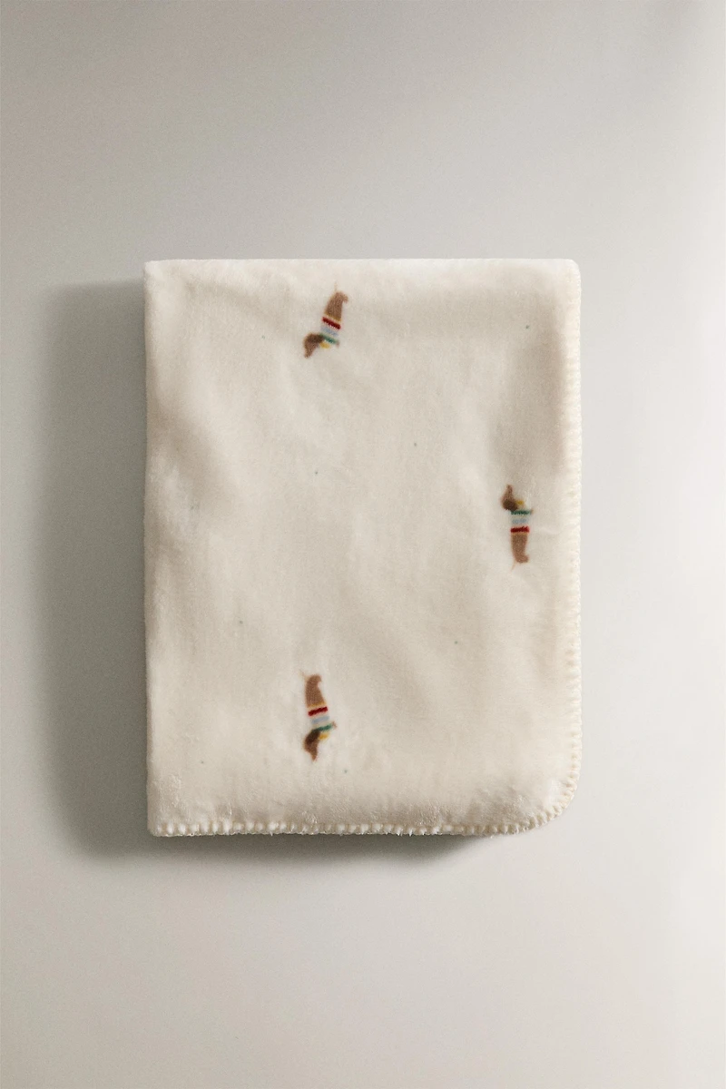 PLAID POLAIRE ENFANT TECKEL