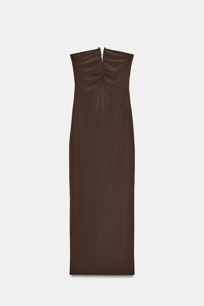 STRAPLESS DRESS