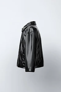 FAUX LEATHER JACKET