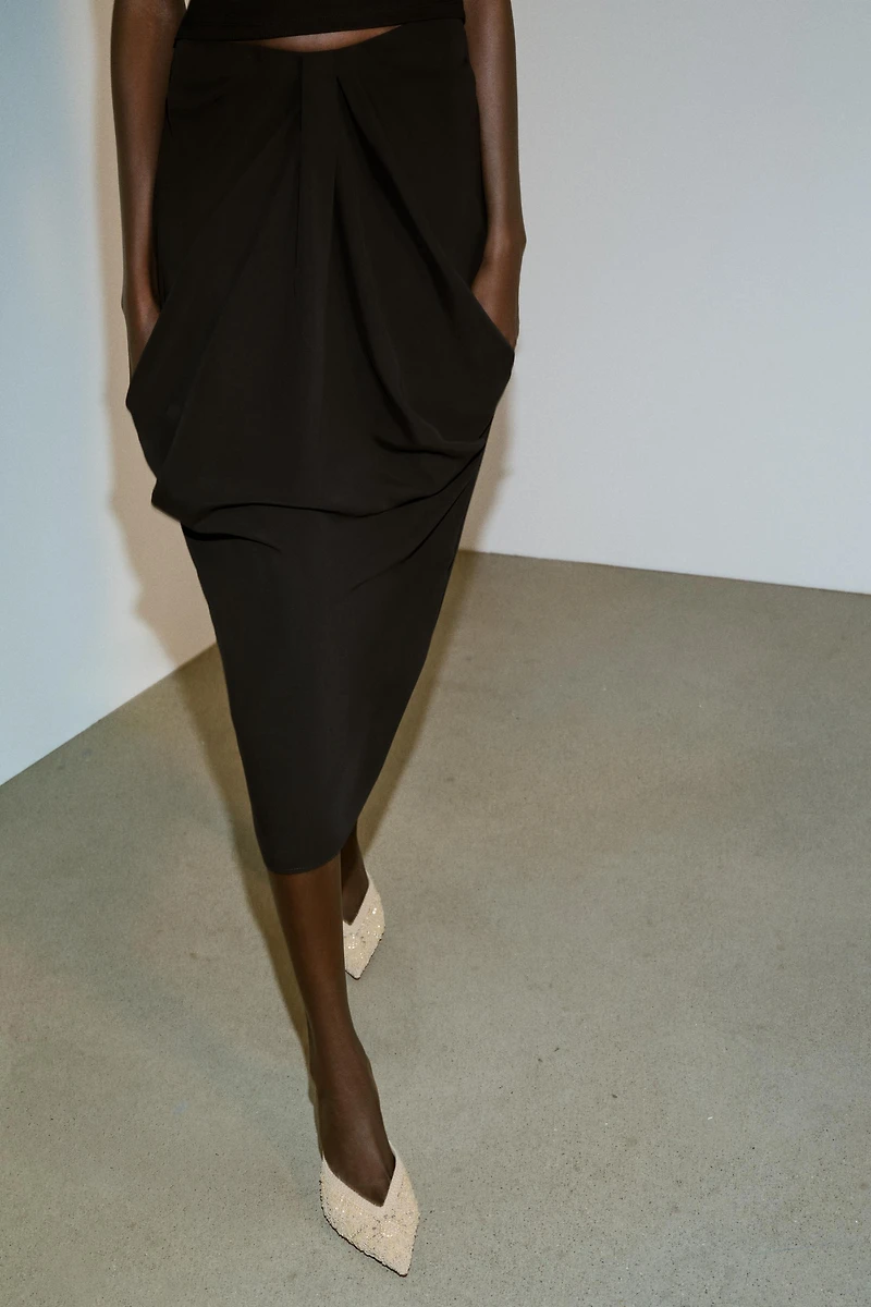 MULE HEEL SHOES WITH APPLIQUÉS