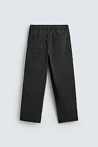 RELAXED FIT COTTON PANTS