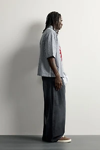 RELAXED FIT PATCH SHIRT