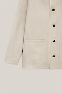Veste col montant en lin - LIMITED EDITION
