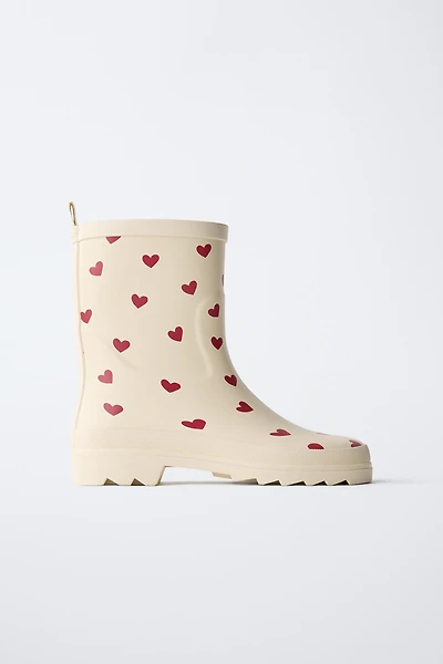 HEART RAIN BOOTS