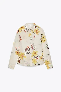 ZW COLLECTION RAMIE FLORAL SHIRT