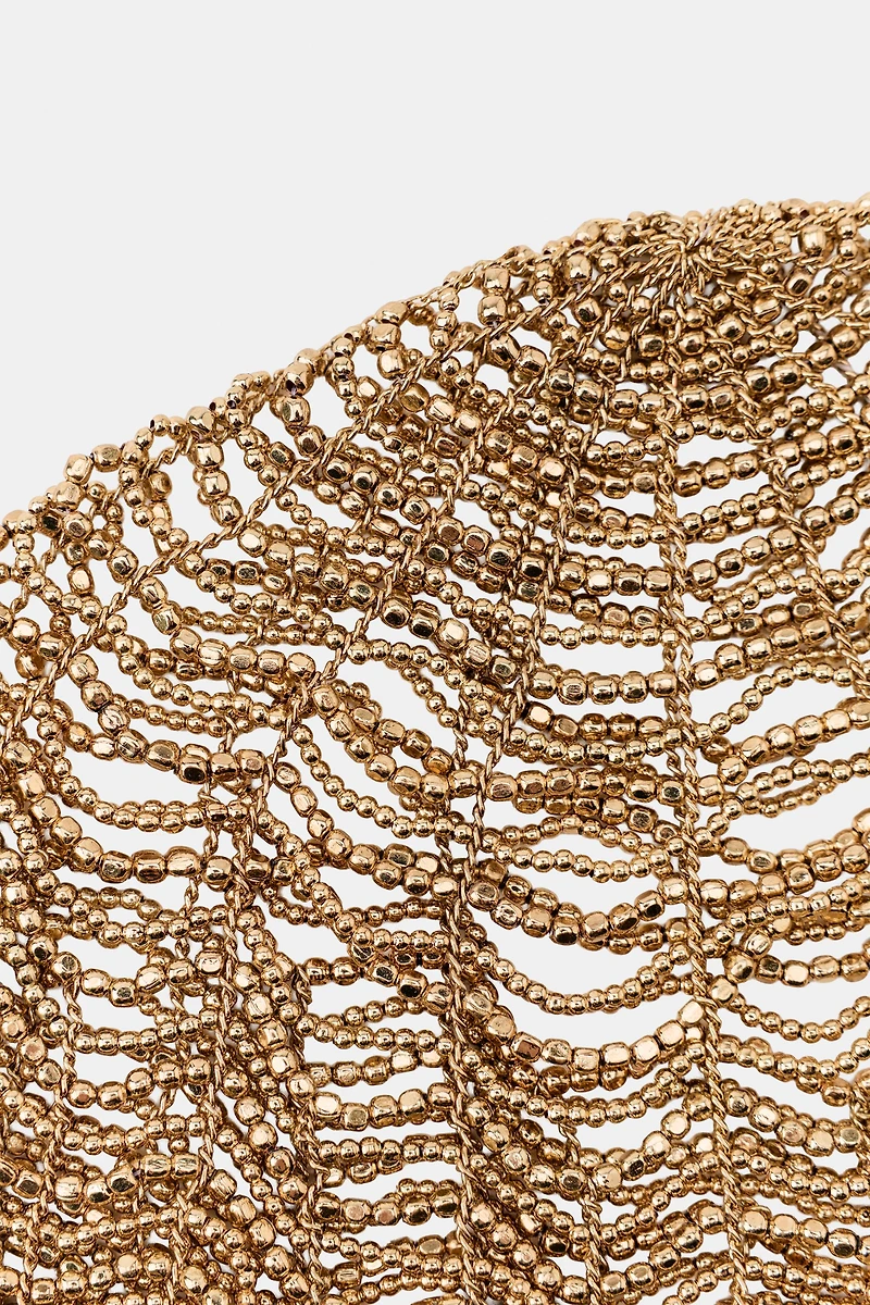 LIMITED EDITION BEADED CHAIN HEADPIECE