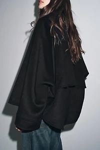 WOOL BLEND ZIP JACKET ZW COLLECTION