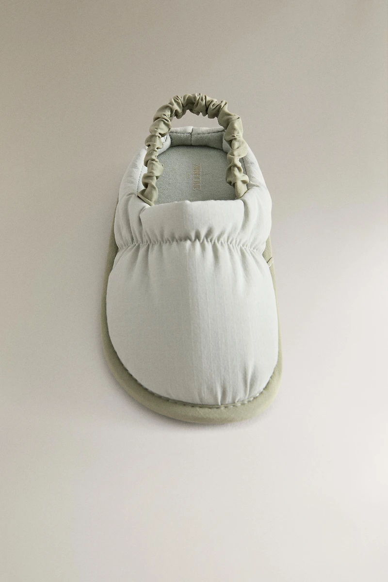 KIDS FABRIC SLIPPERS