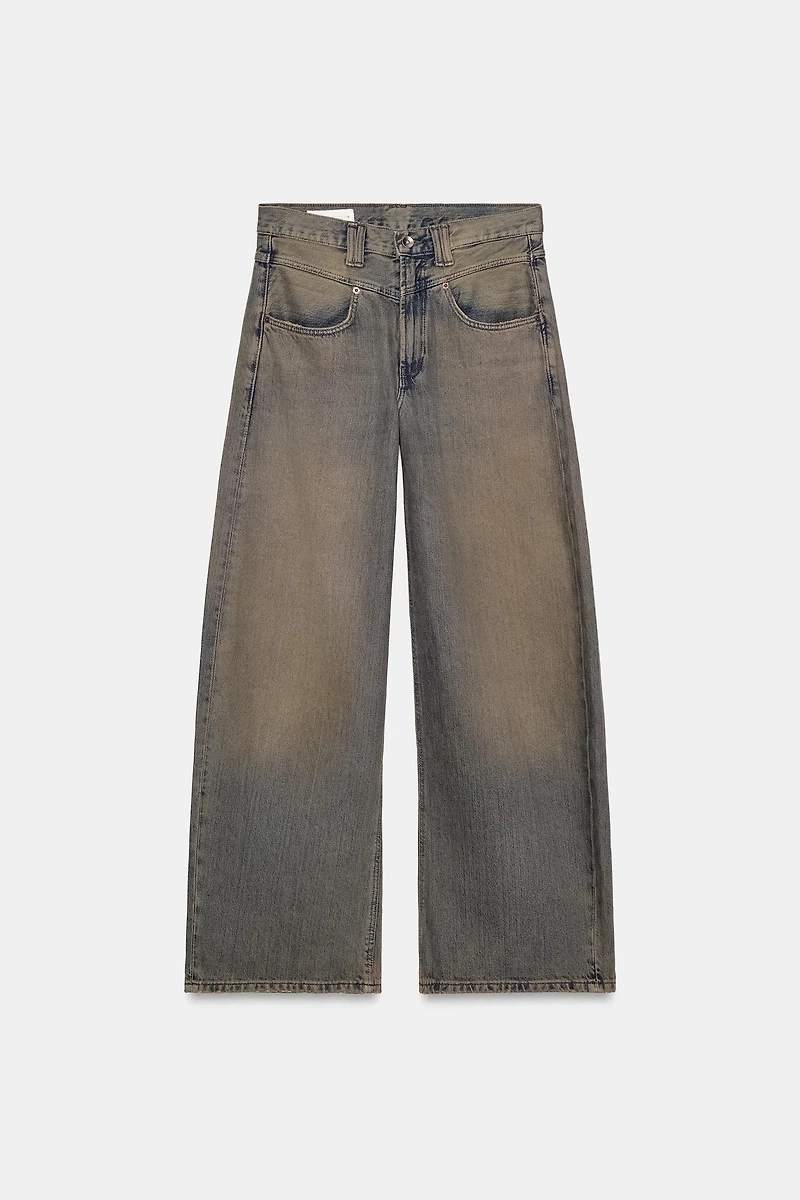 TRF LOW RISE BAGGY JEANS