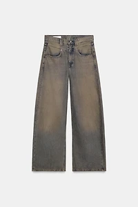 TRF LOW RISE BAGGY JEANS
