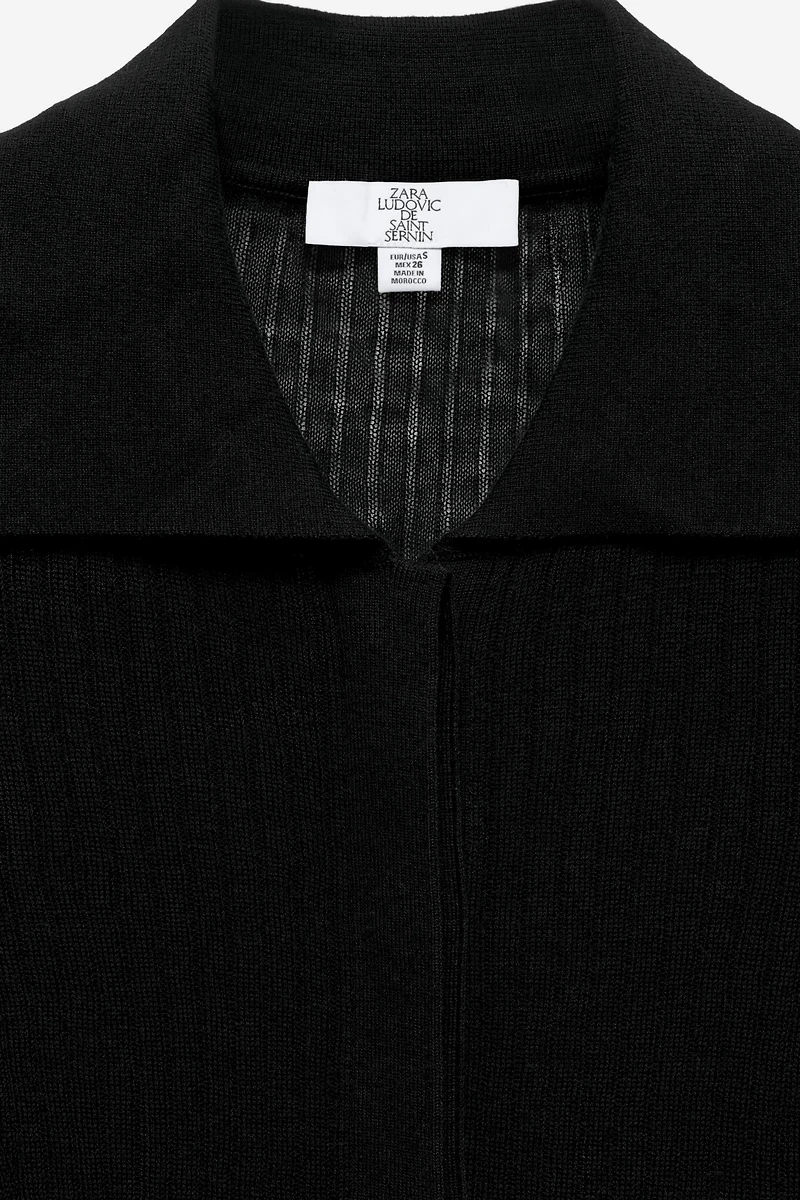 WOOL SILK KNIT DRESS LUDOVIC DE SAINT SERNIN x ZARA